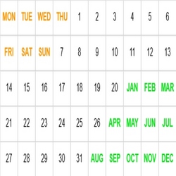 10x5 Calendar Puzzle Solver